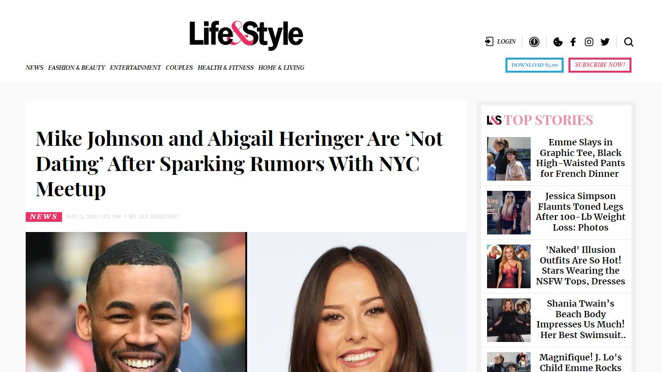 Mike Johnson, Abigail Heringer Are 'Not Dating' Amid Rumors